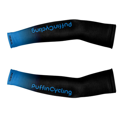 Puffin Cycling Thermal Arm Warmers (Unisex) PREORDER BLUE