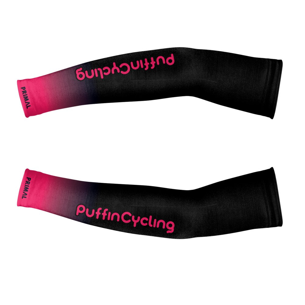 Puffin Cycling Thermal Arm Warmers (Unisex) PREORDER PINK