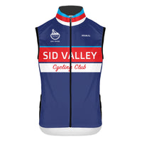 Sid Valley Cycling Club Men's RACE CUT Wind Vest (Blue) PREORDER