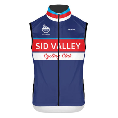 Sid Valley Cycling Club Women's RACE CUT Wind Vest (Blue) PREORDER