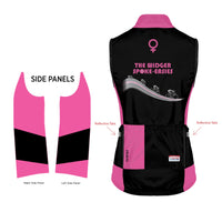 Widger Spoke Easies Women's Race Cut Wind Vest (Black) - PREORDER