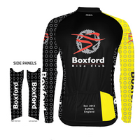 Boxford Bike Club Men's Race Cut Heavyweight Jersey BLACK - PREORDER