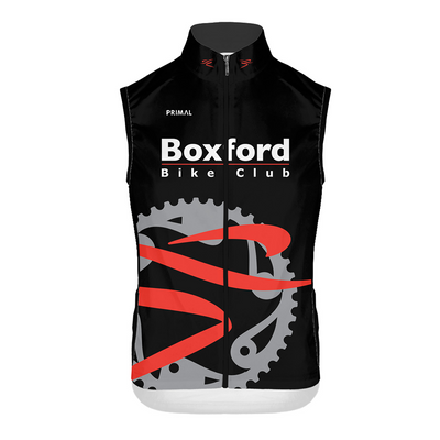 Boxford Bike Club Women's Race Cut Wind Vest BLACK PREORDER