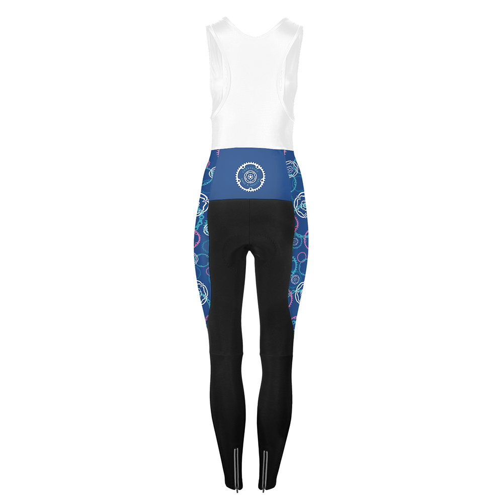 Yorkshire Cogs & Roses Women's Thermal Bib Tights PREORDER