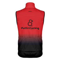 Puffin Cycling Men's Wind Vest PREORDER - RED