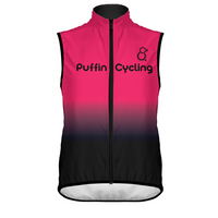 Puffin Cycling Women's Wind Vest PREORDER - PINK