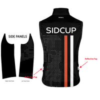 Sidcup Cycles Men's Race Cut Wind Vest - PREORDER