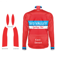 Sid Valley Cycling Club Men's Aliti Cycling Jacket (Red) PREORDER