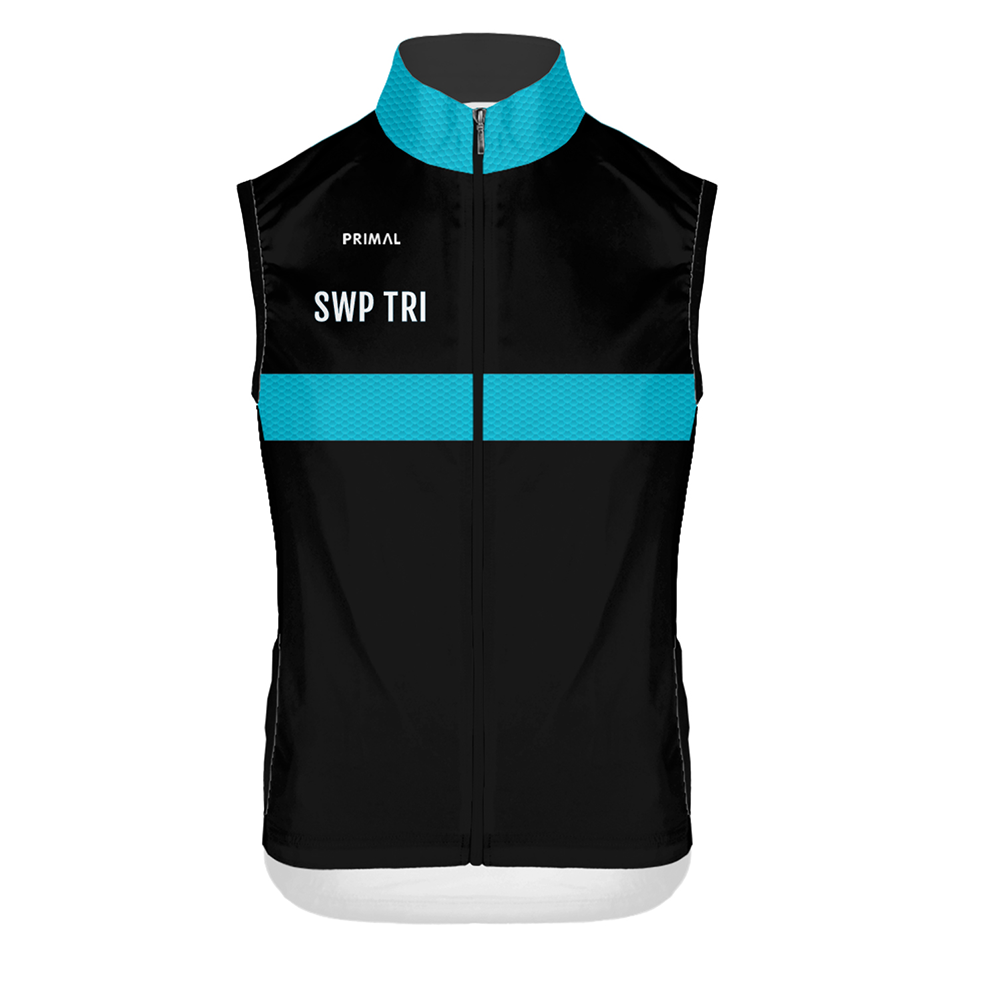 South Wales Police Triathlon Club Men's Race Cut Wind Vest  PREORDER