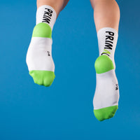 Primal Tall Icon White Cycling Socks freeshipping - Primal Europe cycling%