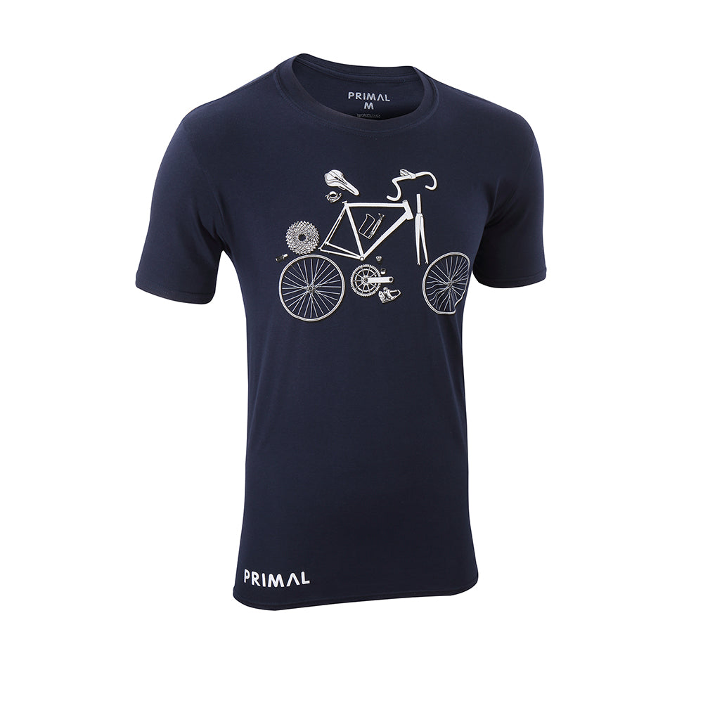 Primal Europe Cycling Assembly Required Navy T-Shirt