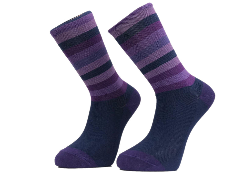 Purple Stripe Cycling Socks freeshipping - Primal Europe cycling%