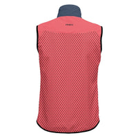 The Herd Women's Mesh Back Sports Cut Wind Vest - CORAL PREORDER