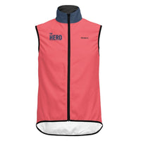 The Herd Women's Mesh Back Sports Cut Wind Vest - CORAL PREORDER