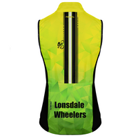 Lonsdale Wheelers Women's Race Cut Wind Vest PREORDER