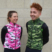 Women's Camo Wind Vest Pink freeshipping - Primal Europe cycling%