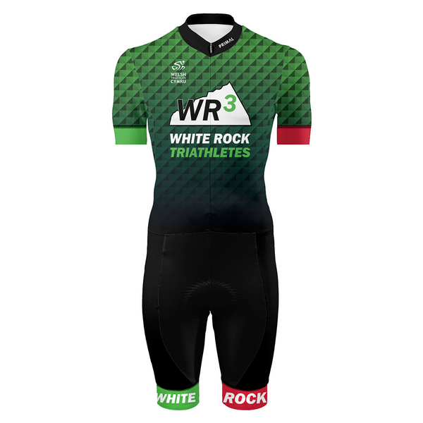 Traditional Logo White Rock Tri Women's Speedsuit 2.0 Tri Spec Suit - PREORDER